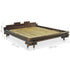 Aki Kagu -  Bed Frame Dark Brown Bamboo 180x200 cm 6FT Super King